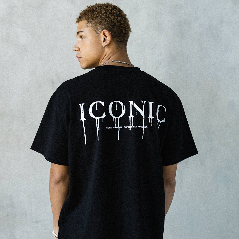 Iconic Drip Tee-Shirt Black Back