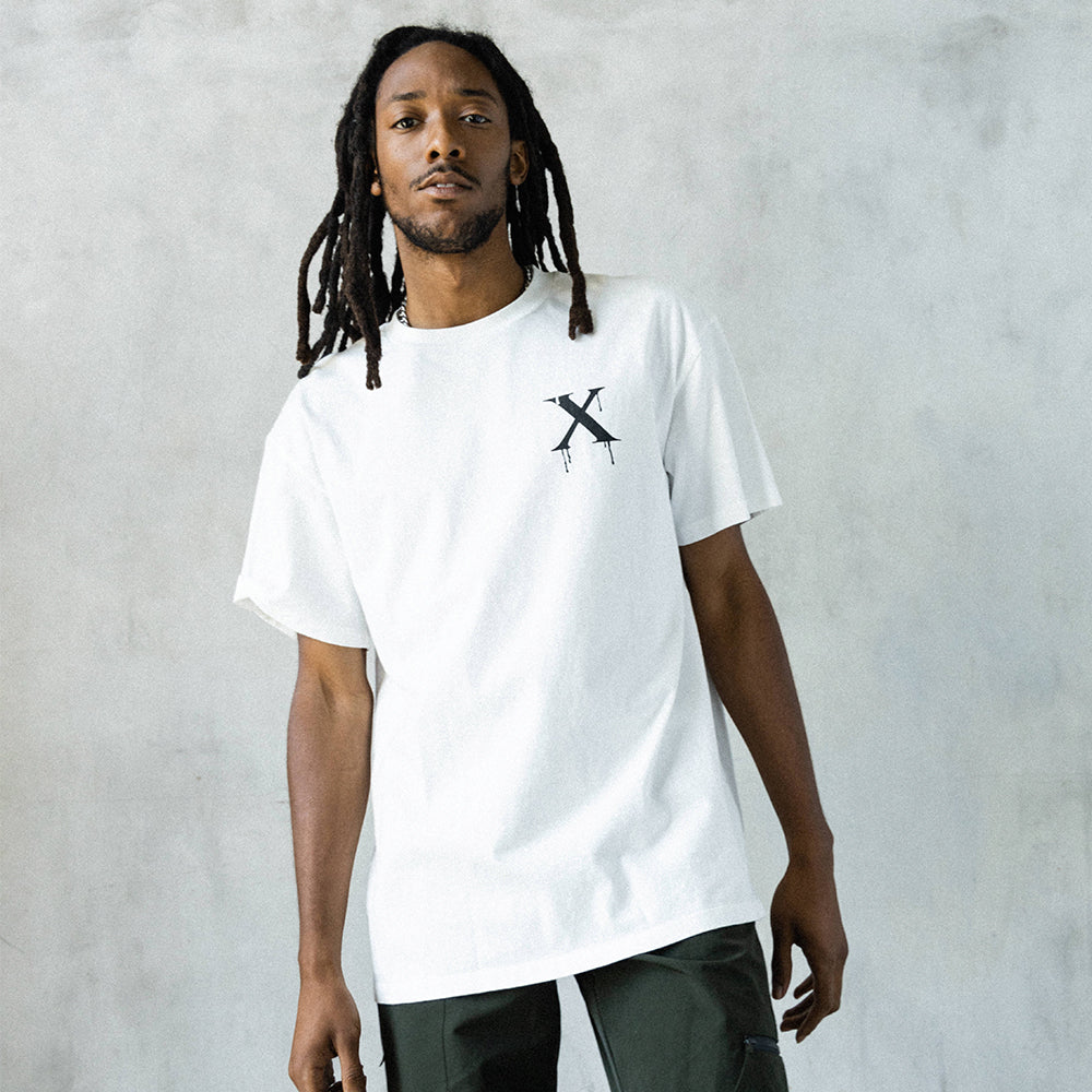 Iconic Drip Tee-Shirt White Front