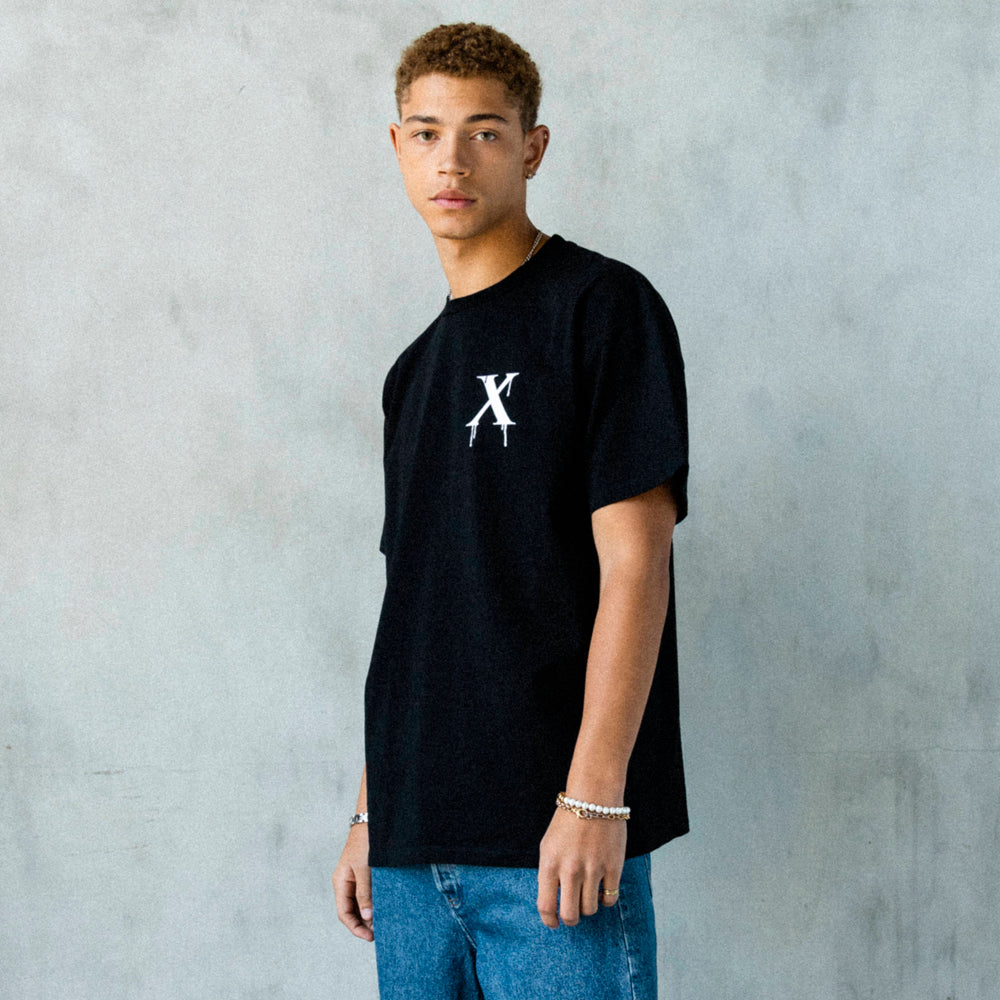 Iconic Drip Tee-Shirt Black Front 1