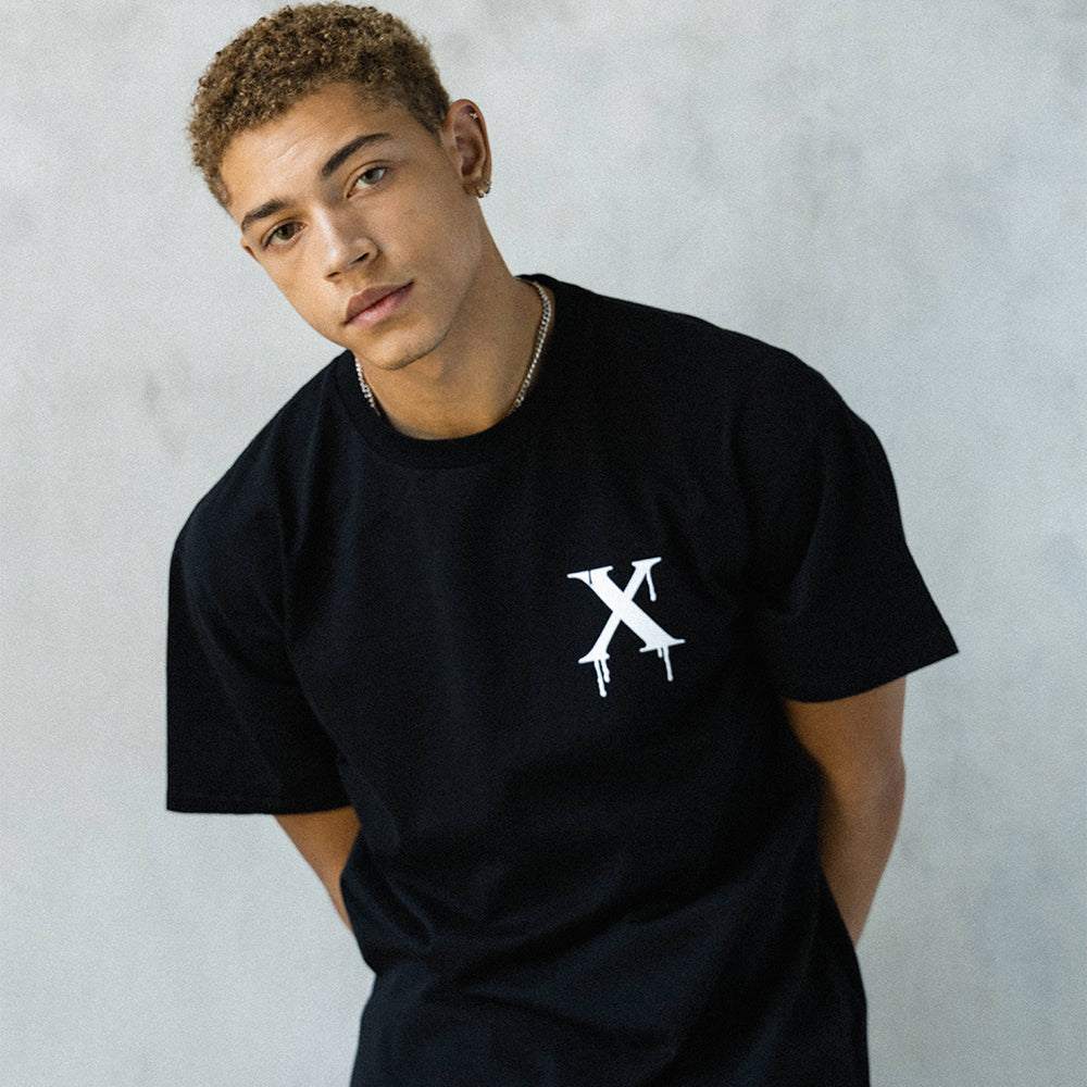 Iconic Drip Tee-Shirt Black Front 2