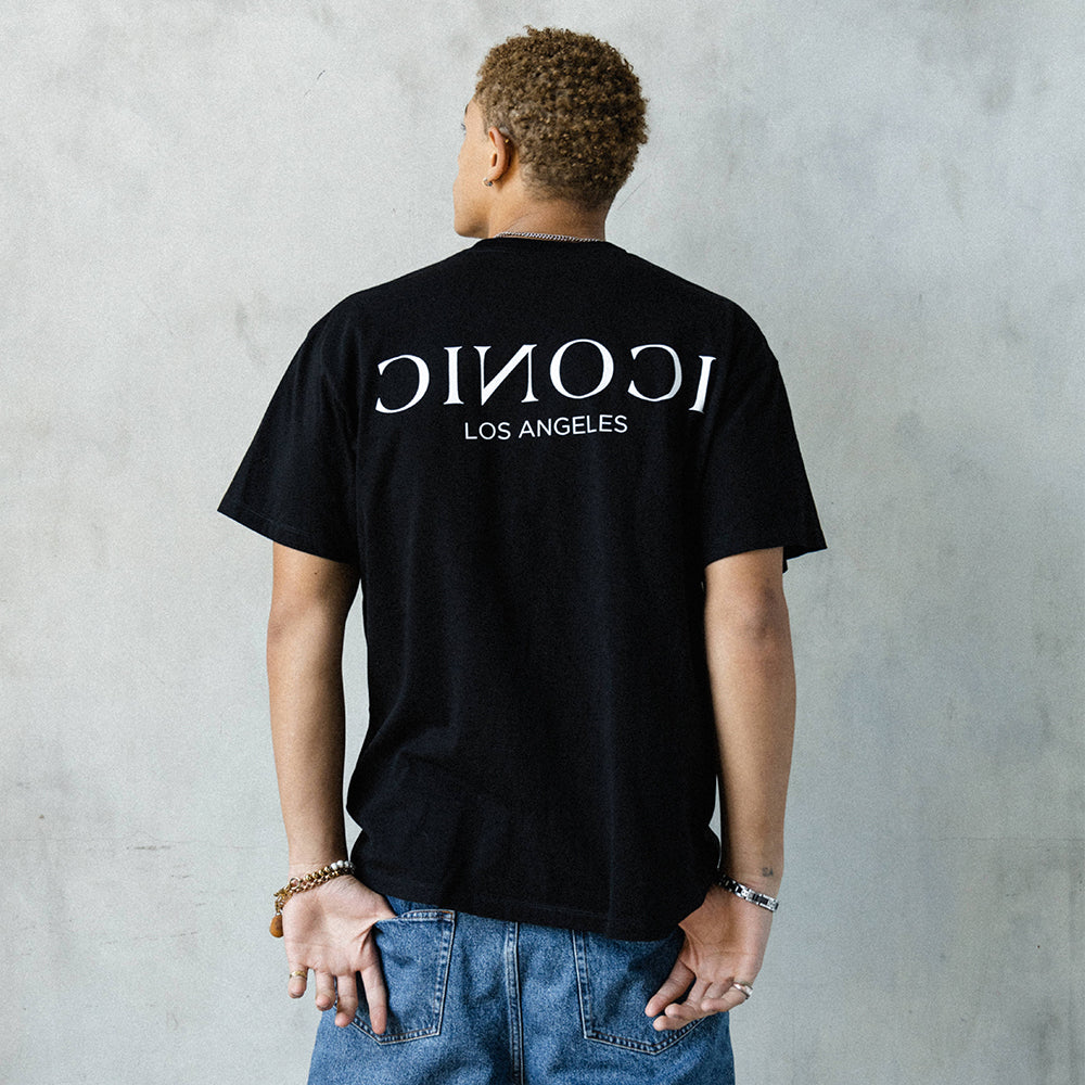 Iconic Essential Tee-Shirt Black Back